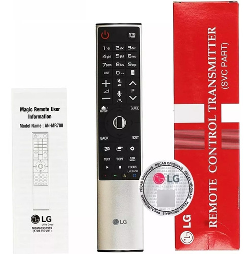 Controle Remoto Magic Mr700 LG Tv Smart Akb75455602