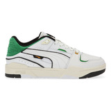 Zapatillas Puma Slipstream Bball Hombre En Blanco Y Verde