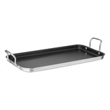 Sartén Para Plancha Cuisinart, Quemador Doble Antiadherente,