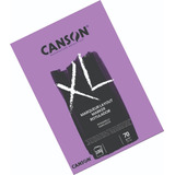 Bloco Papel Canson Xl Marker A4 70g Desenho Croquis