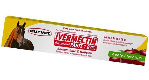 Durvet Ivermectin Paste Dewormer - 6.08g Dose 1.87 Percent A