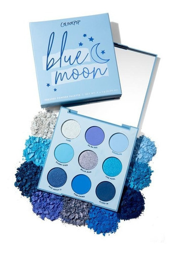 Colourpop Blue Moon - Paleta De Sombras De 9 Colores