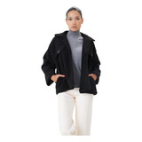 Campera Mujer Estilo Camisaco De Corderito Sherpa Forrado