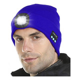 Bluetooth Beanie Hat With Light, Unisex Led Cap With He...