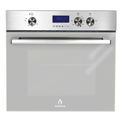 Horno Para Empotrar Mixto Gas Y Eléctrico Supra De 56 L Color Plateado | Meses sin interés