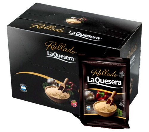 Queso Rallado X 40 Gr La Quesera ( Caja X 20 Unidades)