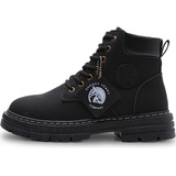 Botas Para Hombre Estilo Urbano Plataforma Antideslizante