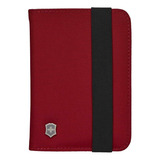 Porta Pasaporte Con Protección Rfdi Color Rojo, Victorinox Color Rojo