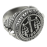 Anillo Hombre Anillo Calavera Zodiaco Libra Plata 925