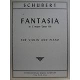 Partitura Violino  Piano Fantasia In C Major Op 159 Schubert