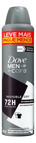 Dove Men+care Invisible Dry Antitranspirante 250 Ml