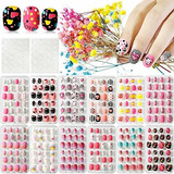 Uñas A Presión - Kalolary 288pcs Kids False Nail, Press On P