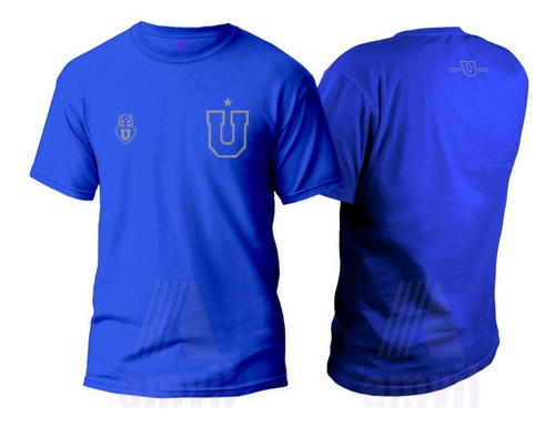 Polera Universidad De Chile - Algodón - Adulto Hombre Dis2