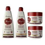  Kit Shampoo Condicionador +2 Máscaras Sangue Dragão Arvensis