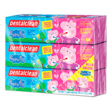 3x Pasta De Dente Infantil Flúor Peppa Pig 50g Dentalclean