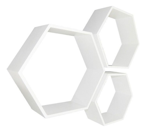  Nicho Hexagonal Mdf Quarto Infantil