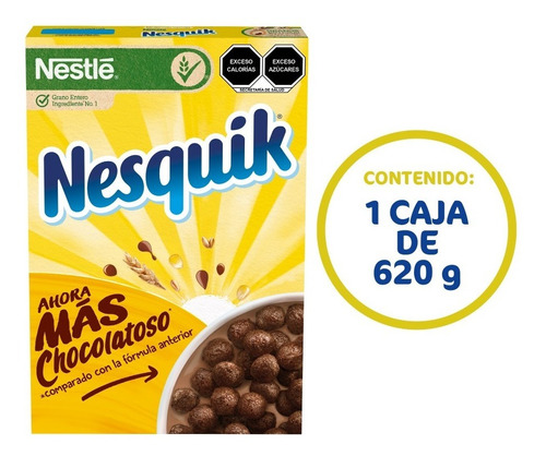 Cereal Nestlé Nesquik Sabor Chocolate 620g