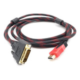 Cable Adaptador Dvi-d A Hdmi 24+1 Con Filtro De 2 Metros