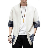 Chaqueta Yukata Tipo Kimono De Moda Japonesa For Hombre