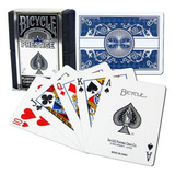 Juego De Cartas De Plástico Bicycle Prestige (azul)