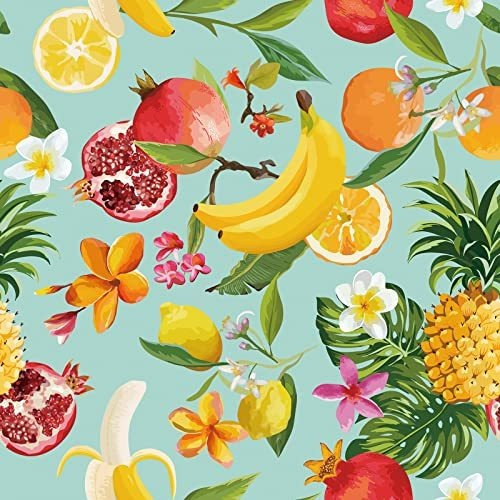 Papel Tapiz Autoadhesivo De Frutas Frescas Chihut 17.7x236