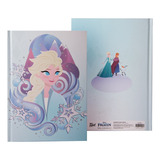 Cuaderno Cosido Chico Frozen Disney Color Azul