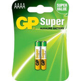 Pila Alcalina Alkaline Aaaa Gp Super Pack X2 Unidades 1.5v