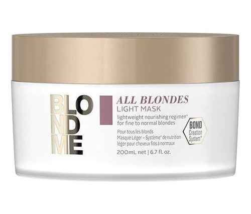 Blondme Mascarilla Ligera Para Todo Tipo De Rubios - 200ml