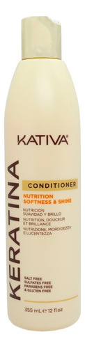  Kativa Keratina Acondicionador Nutricion Y Brillo Pelo 355ml