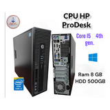 Cpu Hp Core I5 -4th Gen /8gb/hdd 500gb