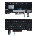 Teclado Lenovo Thinkpad T480 T470 E480 Qwerty Negro