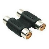 10x Conector Adaptador Emenda Rca Dupla Fêmea X Fêmea