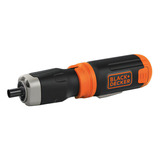 Atornillador En Línea Delgado 6v Black And Decker Bcf601aa Color Naranja