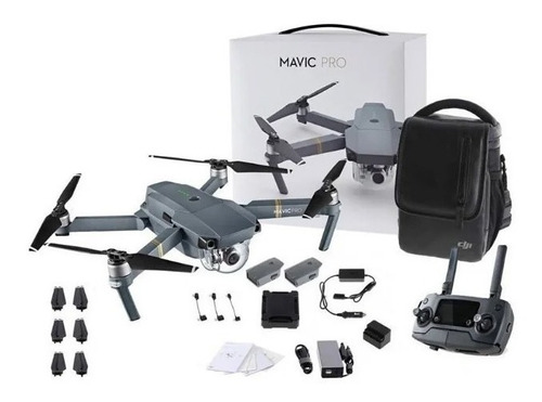 Drone Dji Mavic Pro Fly More Combo Câmera 4k Gray 2 Baterias