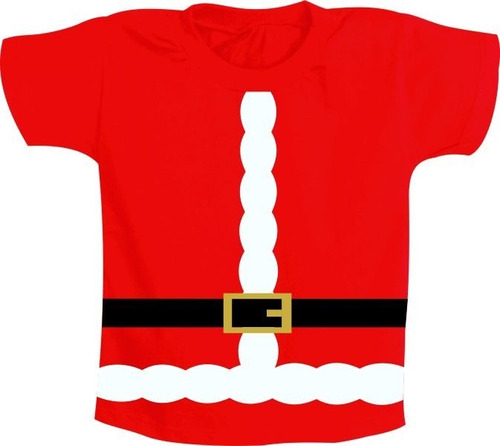 Camiseta Infantil De Papai Noel Roupa De Natal