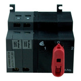 Interruptor Conmutador Bipolar 40 A Para Riel Y Frente Din