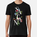 Remera Satan Flowers Algodon Premium