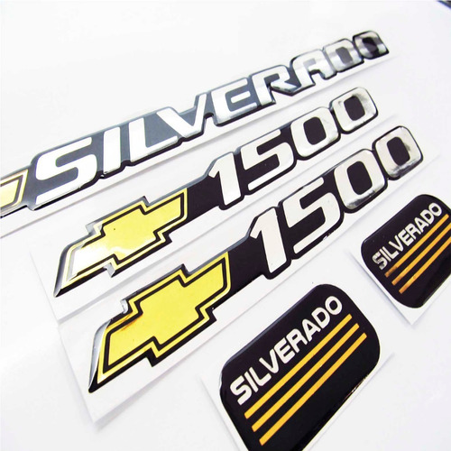 Silverado Chevrolet 1500 Emblemas Camionetas Calcomanas  Foto 2
