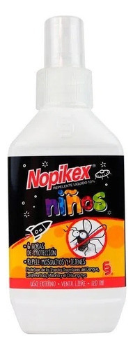 Repelente Nopikex Liquido Niños 120 Ml - mL a $191