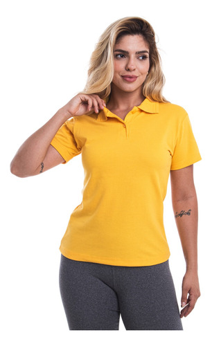 Polo Feminina Camiseta Gola Atacado Uniforme Piquet Camisa