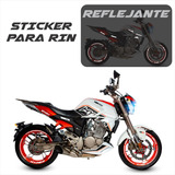 Kit Stickers Rin  Reflejantes Vento Hyper 280  + Regalo