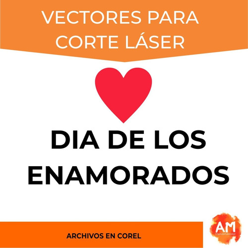 Vectores P/corte Laser Día Enamorados San Valentín Amor! 