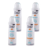 Desodorante Aerosol Dove Sensitive Sem Perfume 89g 4 Un