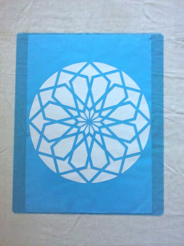 Plantilla Stencil Mandala Square Rose 29cm X 29cm Y A Pedido