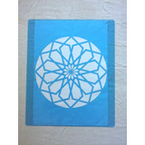 Plantilla Stencil Mandala Square Rose 29cm X 29cm Y A Pedido