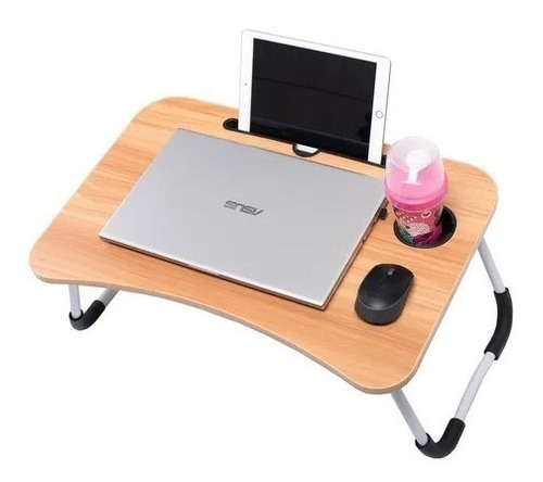 Mesa Portátil Dobrável P/ Notebook Home Office Café Na Cama 