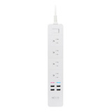 Multitoma Inteligente Wifi Nexxt 4 Tomas +4 Usb Google Alexa