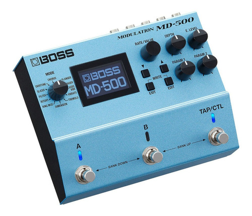 Pedal De Efecto Boss Modulation Md-500  Azul