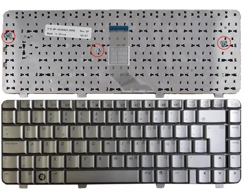 Teclado Esp Hp Dv4-1035la Dv4-1129la Dv4-1212la Dv4-1213la