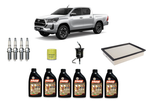 Kit Afinacion Toyota Hilux 2.7 2017 2018 2019